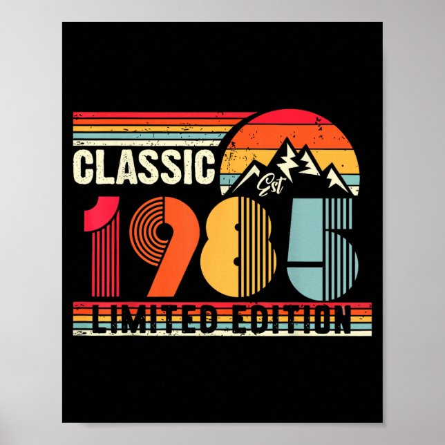 Affiche Clic 1985 Limited Edition 40 Year Old 40th Birthda (Devant)