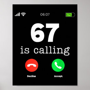 Affiche Clic 67 appelle T-shirt drôle Six Sept Meme