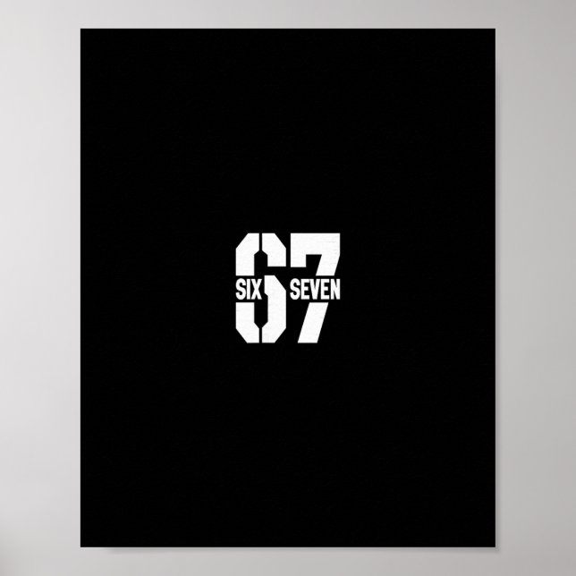 Affiche Clic 67 Meme - I Love Six Seven 1  (Devant)
