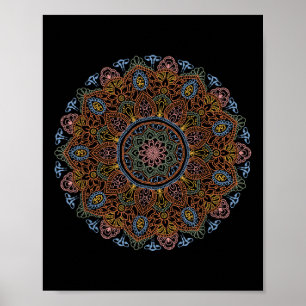 Affiche Clic Mandala Style 86 47 Subtle Anti Trump Resist