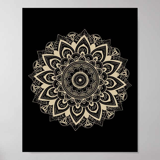 Affiche Clic Mandala Style 86 47 Subtle Anti Trump Resist (Devant)