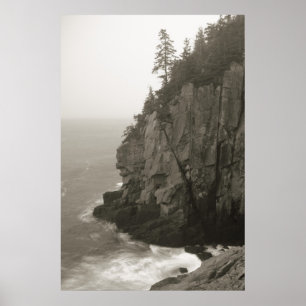 Affiche Cliff de mer à Quoddy Head, Maine