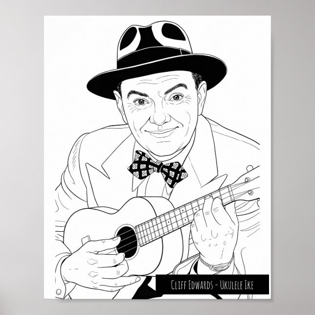 Affiche Cliff Edwards - Ukulele Ike (Devant)