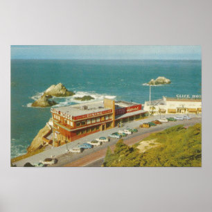 Affiche Cliff House, historique de San Francisco CALIFORNI