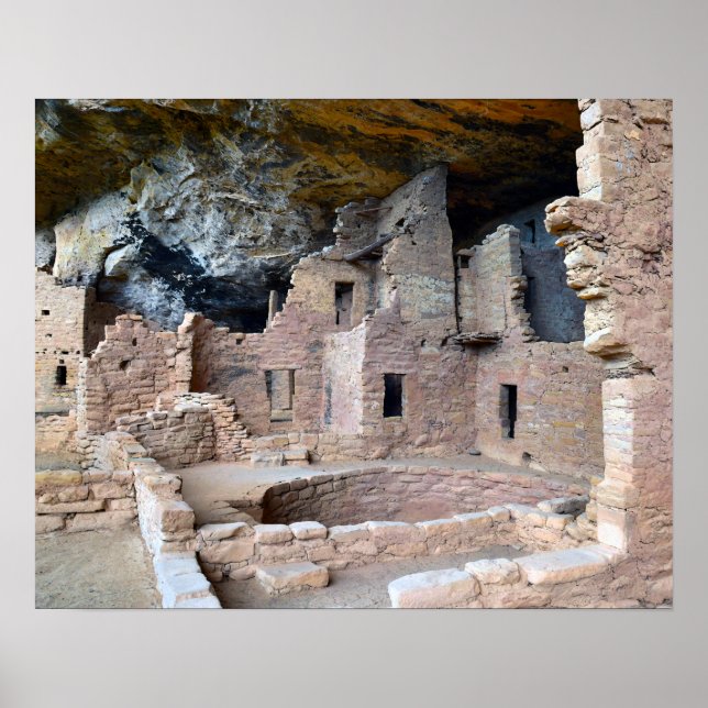 Affiche Cliff Palace, Parc national Mesa Verde, Colorado (Devant)
