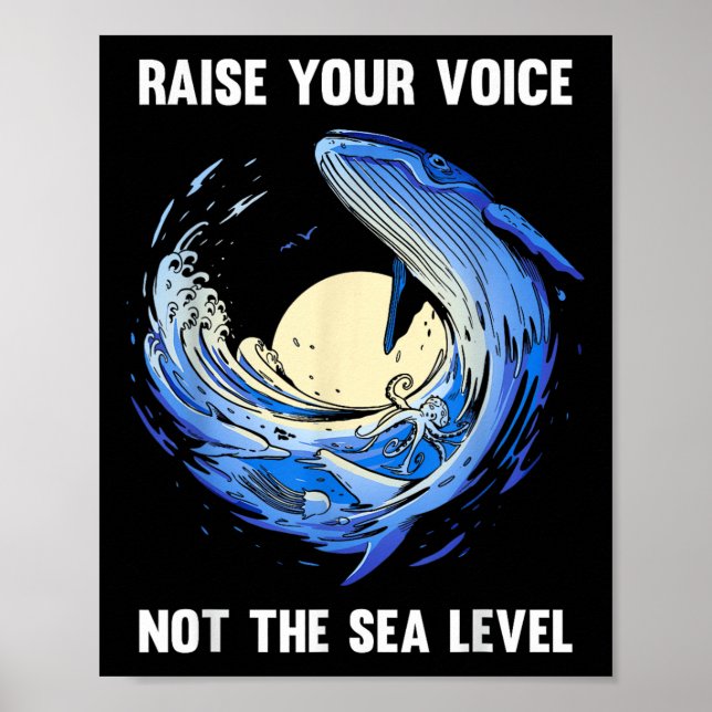 Affiche Climat de protection De l'environnement des balein (Devant)