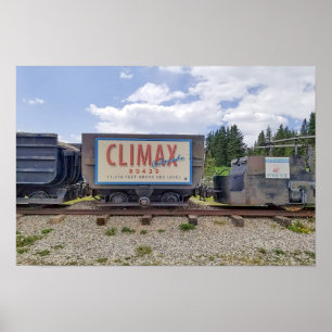 Affiche Climax, Colorado, Wagon de train