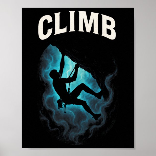 Affiche Climb - Rock Climbing Outdoor  (Devant)