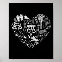 Climber Rock Escalade Équipement Girl Heart