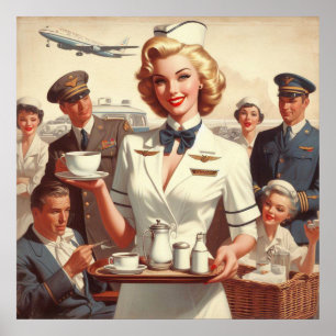 Affiche Clin de stadier vintage