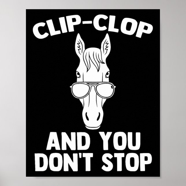 Affiche Clip-clop &amp ; Vous Ne Vous Arrêtez Pas - Drôle  (Devant)