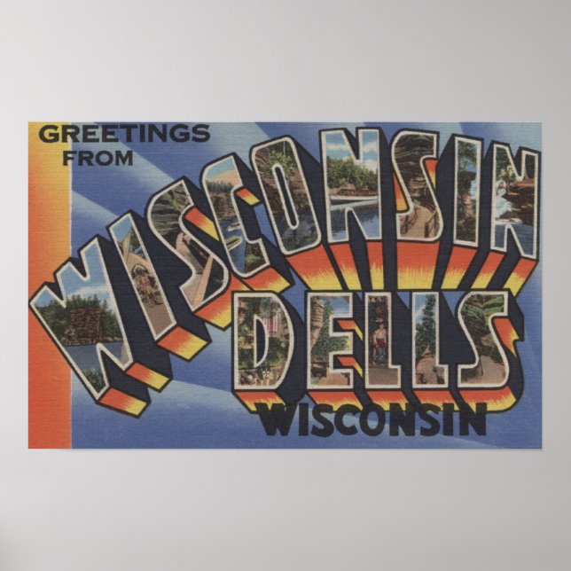 Affiche Cloches du Wisconsin, Wisconsin - Scènes de grande (Devant)