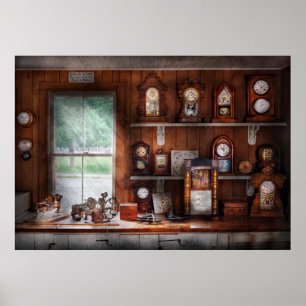 Affiche Clocksmith - dans l'atelier de réparations