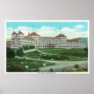 Affiche Close-up Exterior View of Mt. Washington Hotel