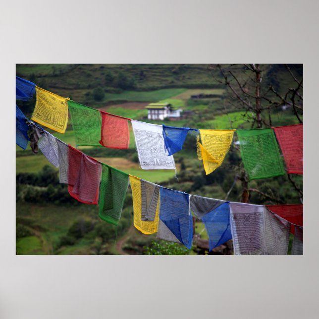 Affiche Close up of Prayer Flags (Devant)