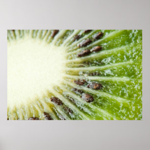Affiche Closeup du kiwi