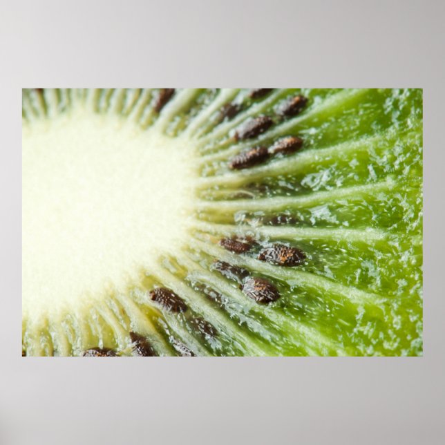 Affiche Closeup du kiwi (Devant)