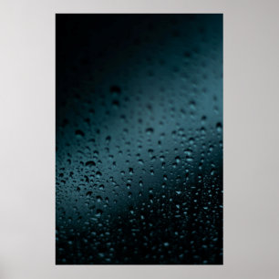 Affiche Closeup photography of tear drops