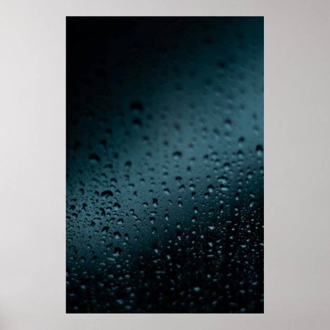 Affiche Closeup photography of tear drops (Devant)