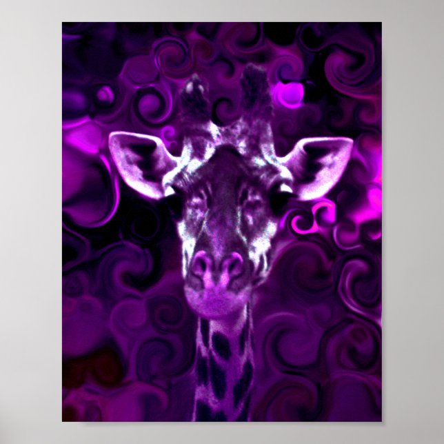Affiche Closeup Purple (Devant)