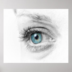 Affiche Closeuse oculaire humain
