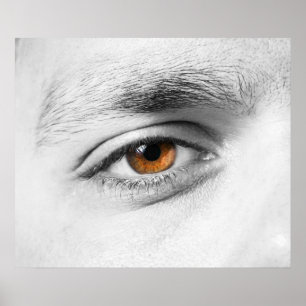 Affiche Closeuse oculaire humain