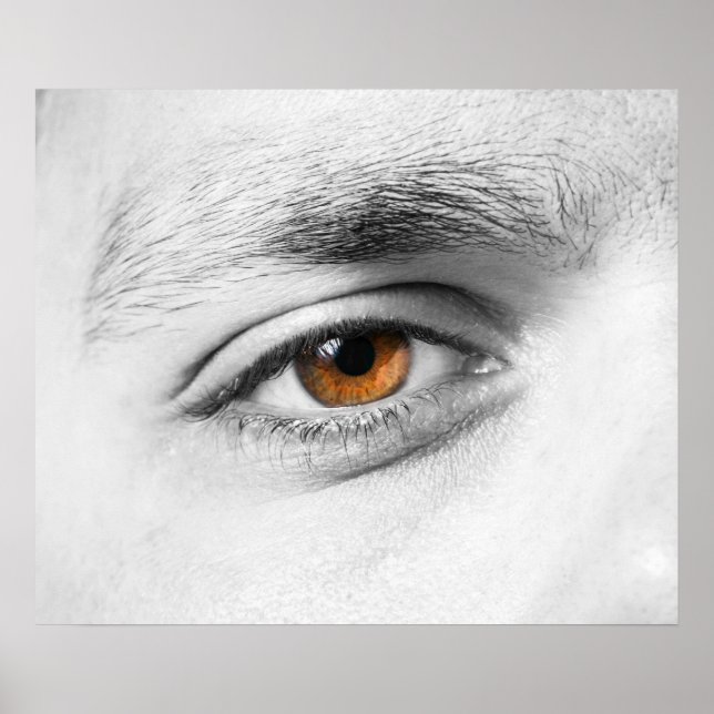 Affiche Closeuse oculaire humain (Devant)