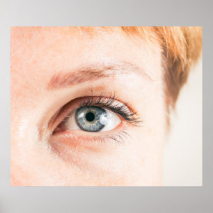 Affiche Closeuse oculaire humain