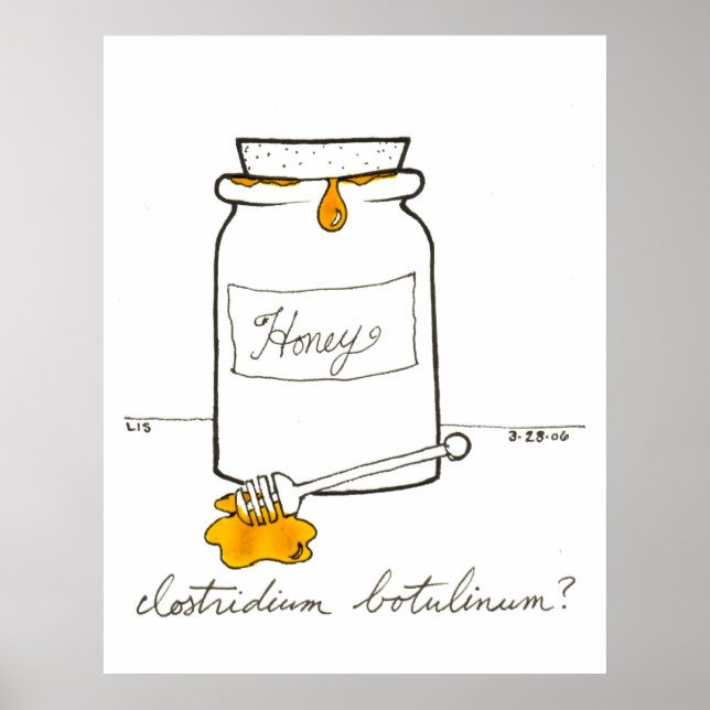 Affiche Clostridium Botulinum (Devant)