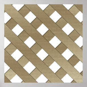 Affiche Clôture du treillis par Shirley Taylor