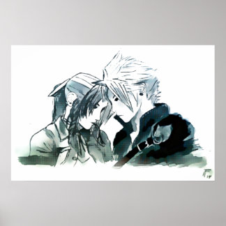 Affiche Cloud et Aerith
