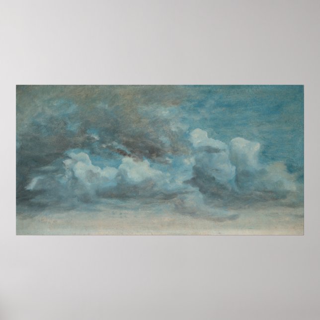 Affiche Cloud Study - Lionel Constable (Devant)