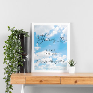Affiche Cloud Thème Cloud Neuf Faveurs modernes Fête des m