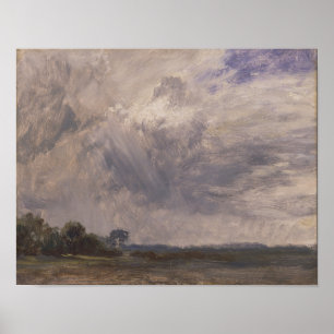 Affiche Cloudy Sky Study - John Constable