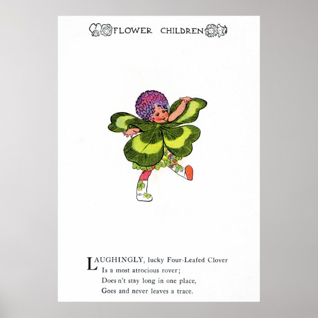 Affiche Clover à quatre feuilles (Devant)