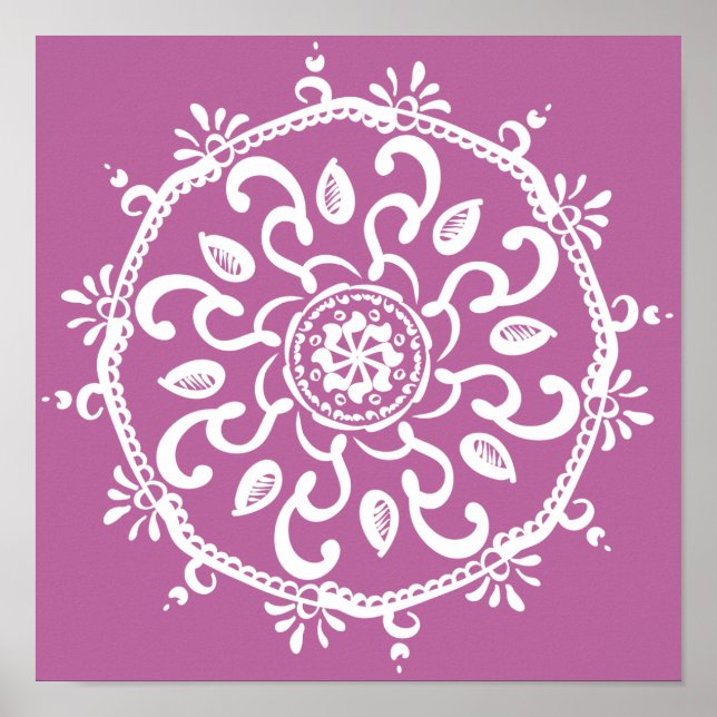 Affiche Clover Mandala (Devant)