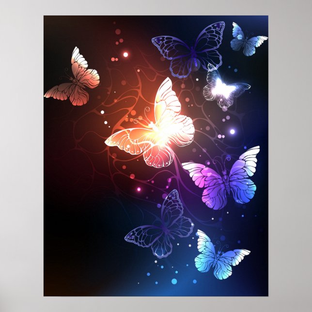 Affiche Clowing Night Butterflies (Devant)