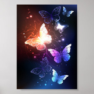 Affiche Clowing Night Butterflies