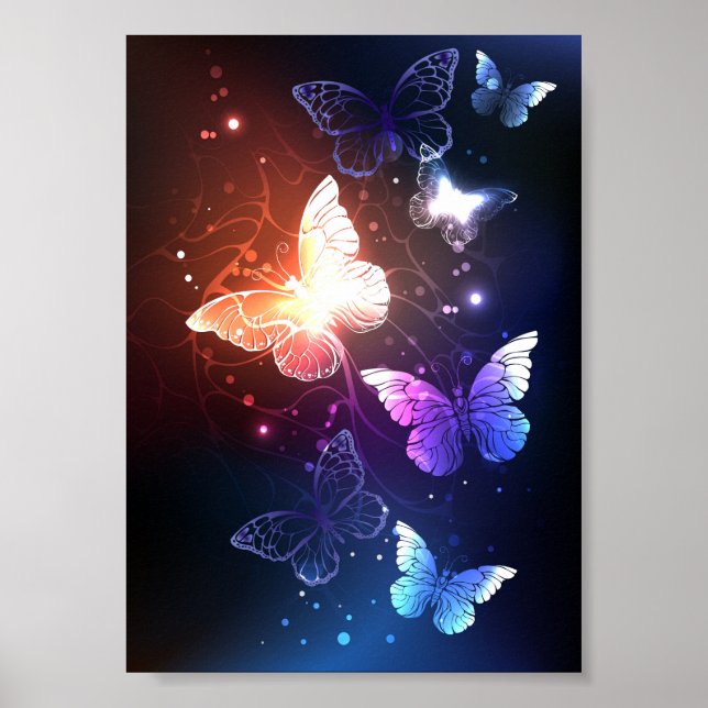 Affiche Clowing Night Butterflies (Devant)