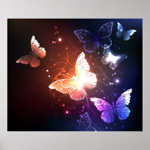 Affiche Clowing Night Butterflies
