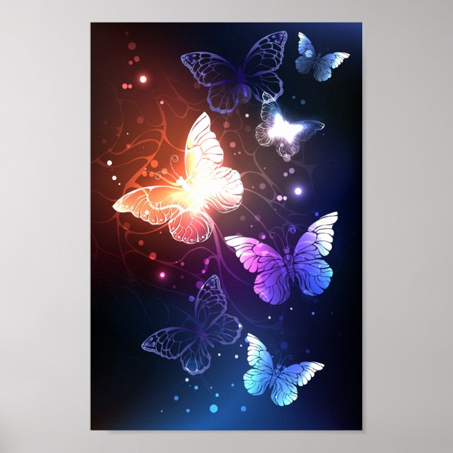 Affiche Clowing Night Butterflies (Devant)