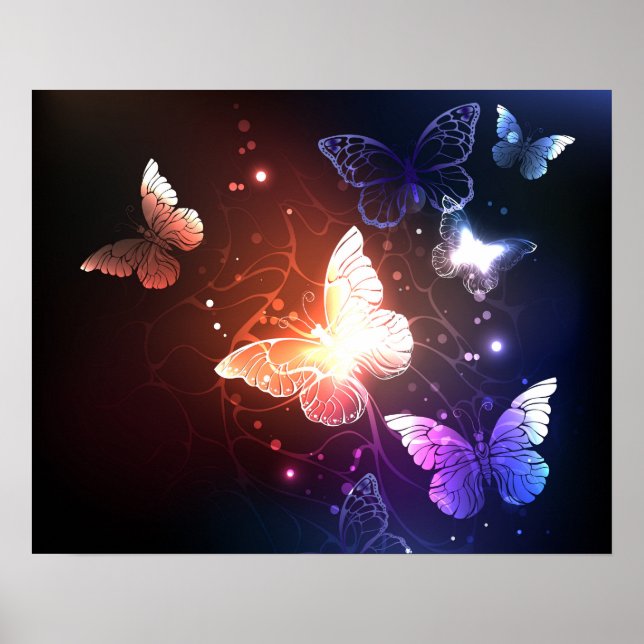 Affiche Clowing Night Butterflies (Devant)