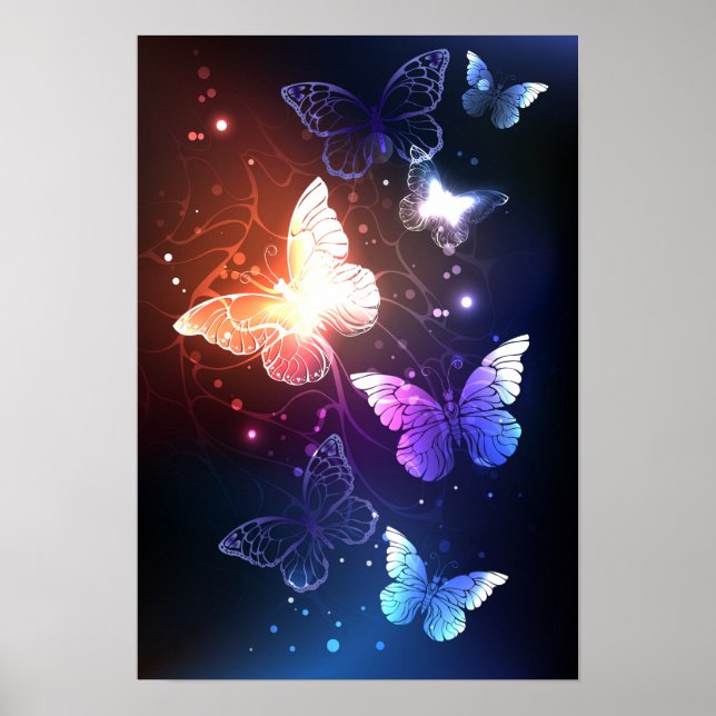 Affiche Clowing Night Butterflies (Devant)