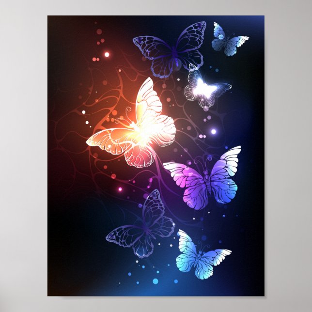 Affiche Clowing Night Butterflies (Devant)