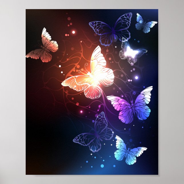Affiche Clowing Night Butterflies (Devant)