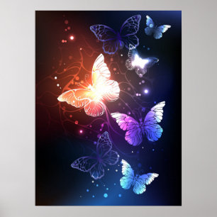 Affiche Clowing Night Butterflies