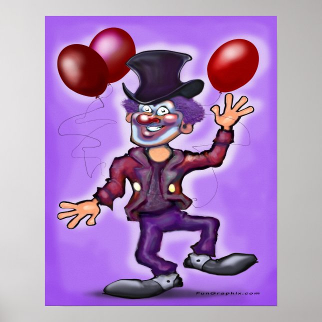 Affiche Clown (Devant)