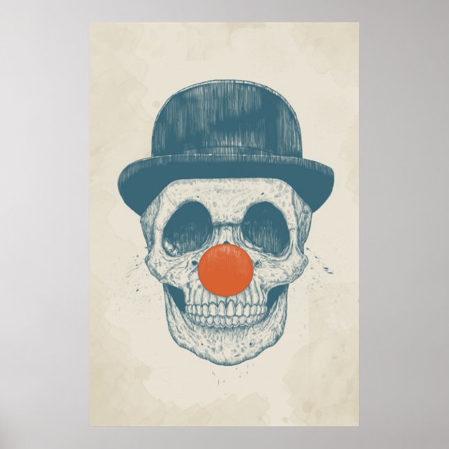 Affiche Clown mort (Devant)