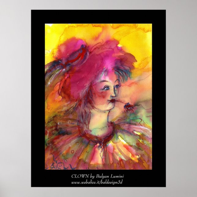 AFFICHE CLOWN PINKY (Devant)