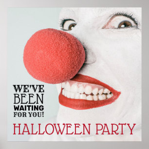 Affiche Clown tueur, Bienvenue à Halloween